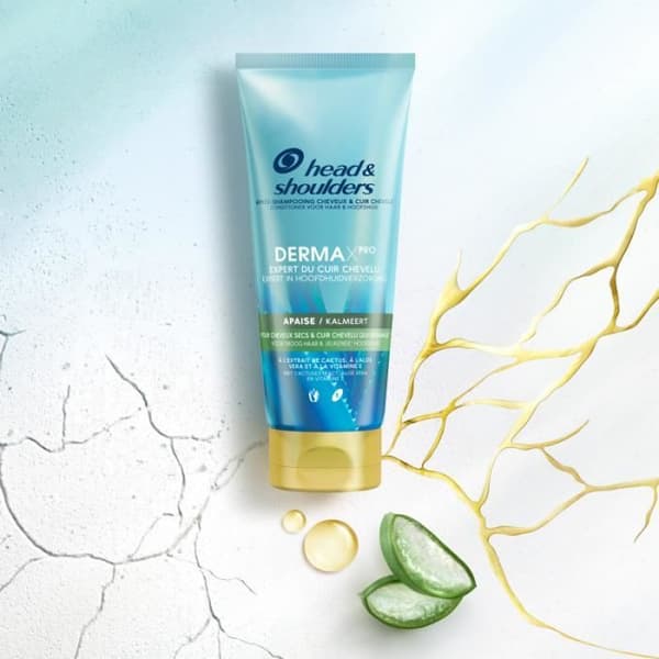 6 DermaxPro lugnande balsam - för torrt kliande hår 200 ml, huvud och axlar