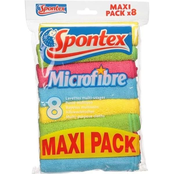 SPONTEX Microfiber Maxi Pack 8 dukar