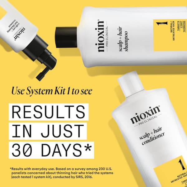 Nioxin System 1 Conditioner for Thinning Hair 1000 ml - Fint & Volym