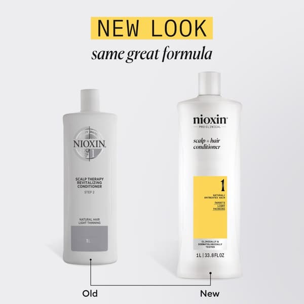 Nioxin System 1 Conditioner for Thinning Hair 1000 ml - Fint & Volym