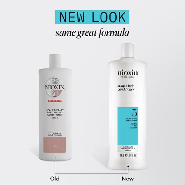 Nioxin System 3 Conditioner for Colored Thinning Hair 1000 ml - Färgat