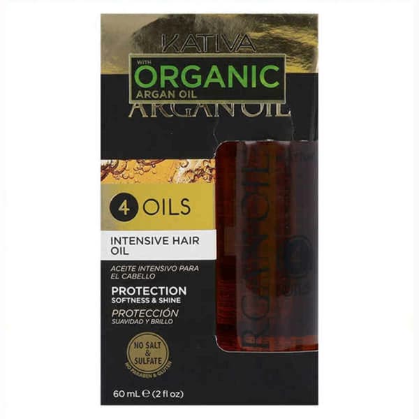 Täysin korjaava öljy Kativa Argan Oil (60 ml)