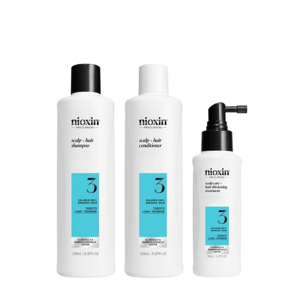 Sistema 3 Kit Trifasico Schampo 150ml Balsam 150ml Treatment 50ml
