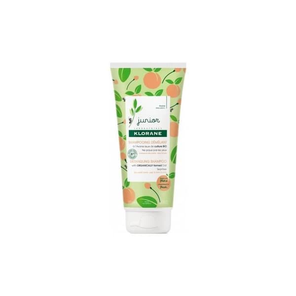 Klorane junior peach detangling schampo 200ml TU White