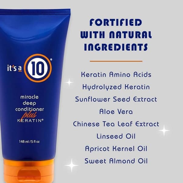 DET ÄR EN 10 MIRACLE DEEP CONDITIONER PLUS KERATIN 5 oz / 150 ml