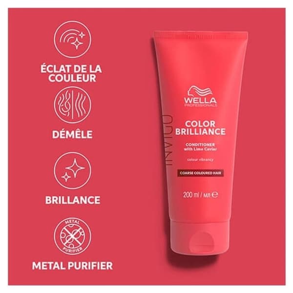 Wella Professionals Invigo Color Brilliance Conditioner för tjockt och färgat hår 200ml