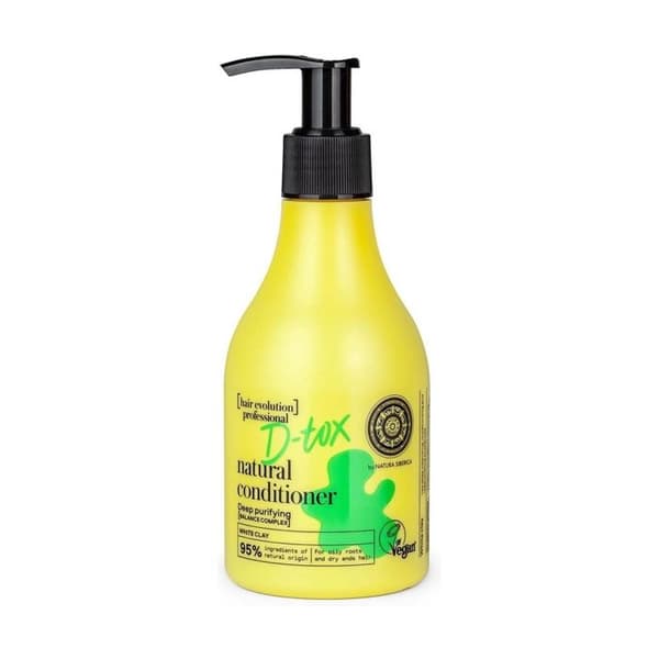 NATURA SIBERICA - Djuprengörande revitaliserande rengöring med naturlig vit lera Detox 245 ml