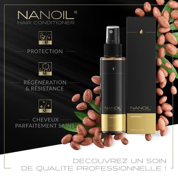 Argan Revitalizing Hair Care Nanoil Argan Hair Conditioner 125ml - Utjämnande och skyddande vård