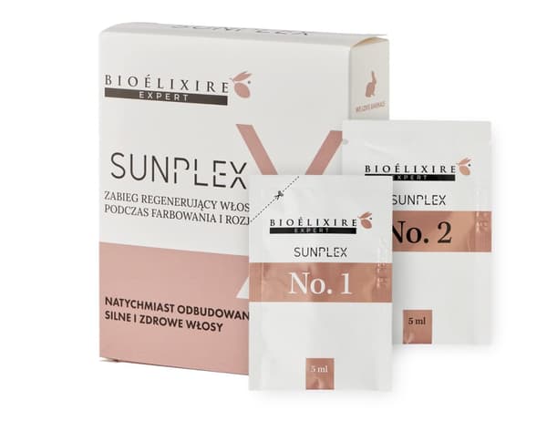 SUNPLEX Hiusten uudistava hoitoaine värjäykseen ja vaalentamiseen - 5x5ml