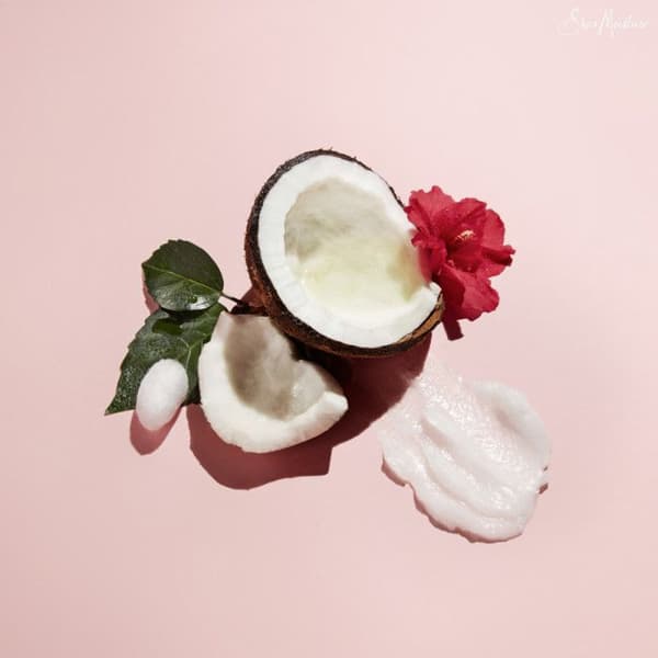 Shea Moisture Curl and Shine Conditioner för kvinnor för tjockt lockigt hår, med kokosnöt och hibiskus för att återfukta