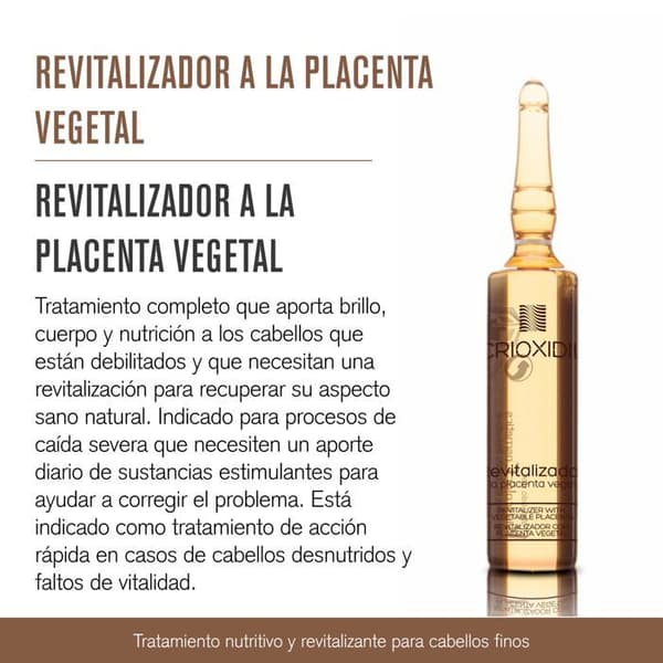 Balsam - detangling Crioxidil - 694 - AMPOLAS naturliga kapillärer med växtplacenta12AMPOLLAS