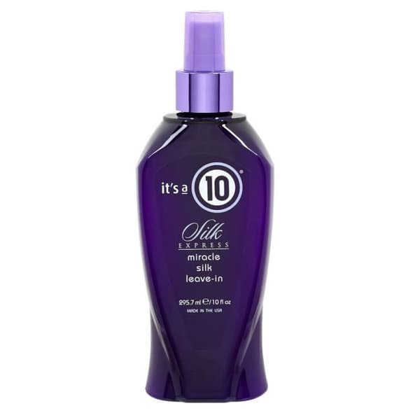 Det är en 10 Silk Express Miracle Silk Leave-In, Unisex, Icke-professionell hårbalsam, 295 ml, Glans, Utjämning