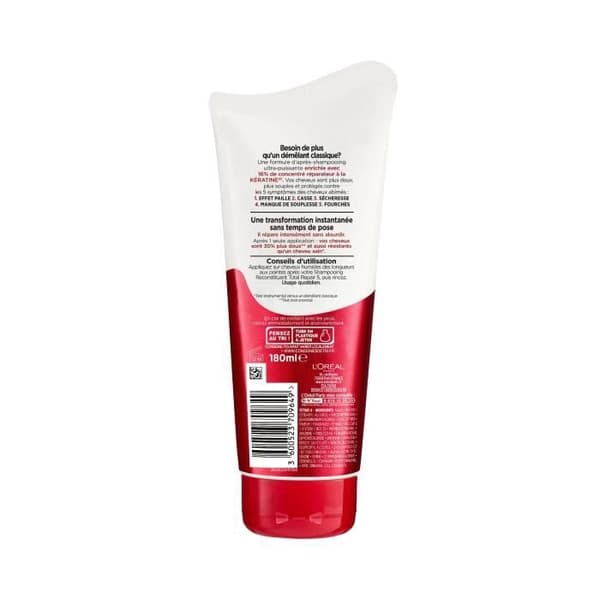 L'Oréal Paris Elseve Total Repair 5 Rapid Restore balsam för skadat hår - 180 ml