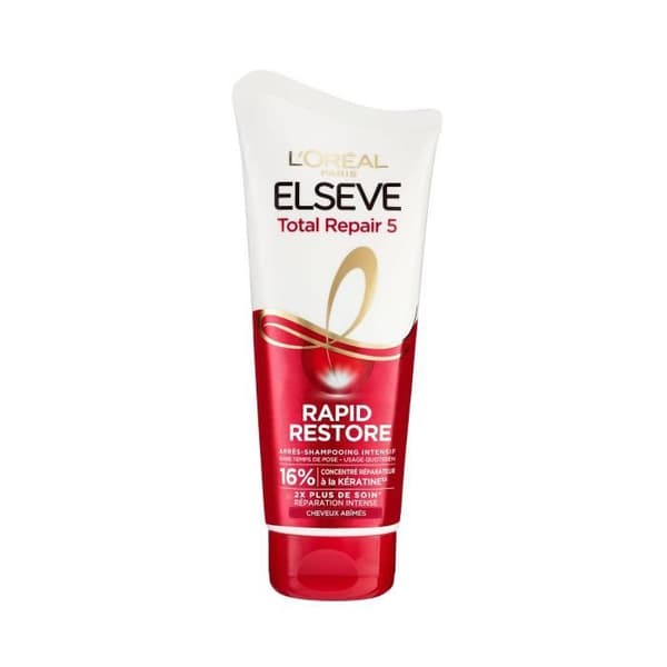 L'Oréal Paris Elseve Total Repair 5 Rapid Restore balsam för skadat hår - 180 ml