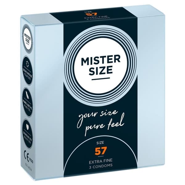 Mister Size 57 mm – Kondomer-3 stk.