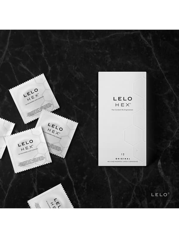 LELO: HEX, Kondomer, 12-pack