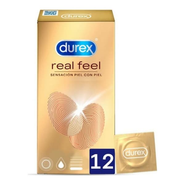 Kondomer Durex Real Feel Latexfria (12 uds)