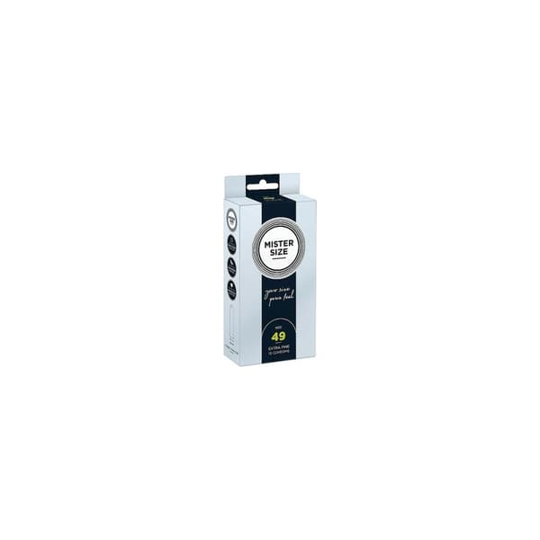 Kondomit Mister Size Pure Feel Extra Thin Erittäin hieno