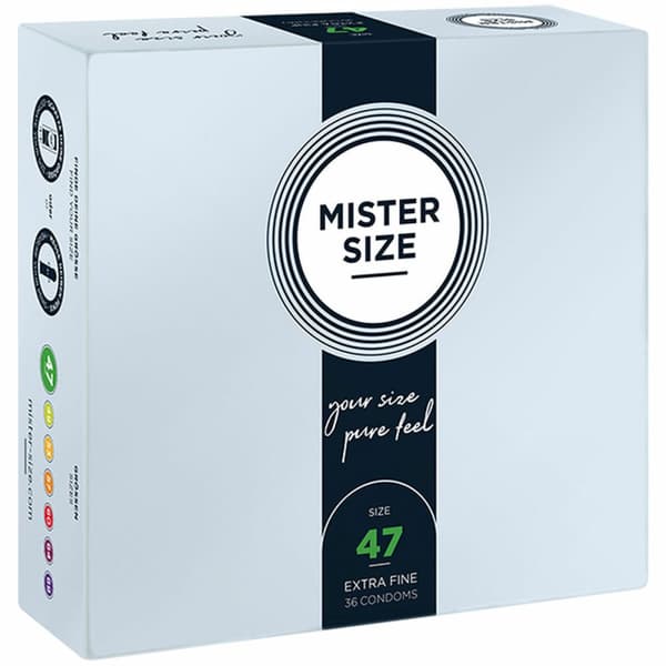 Kondomer Mister Size Ø 4,7 cm (36 pcs)