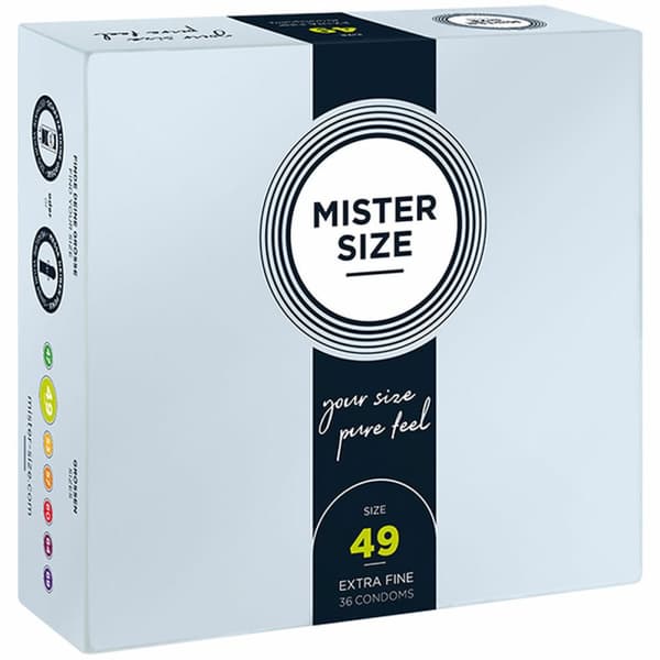 Kondomit Mister Size MR4936 Ø 4,9 cm
