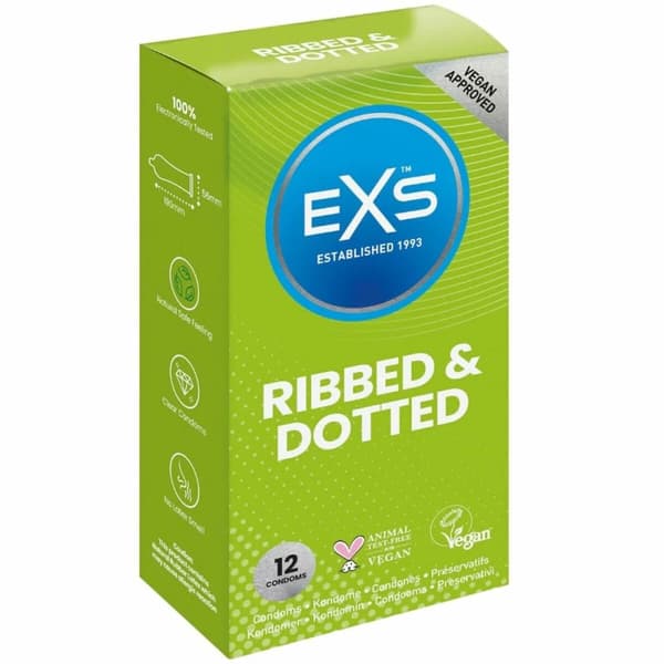 Kondomer EXS Ribbed 12 antal