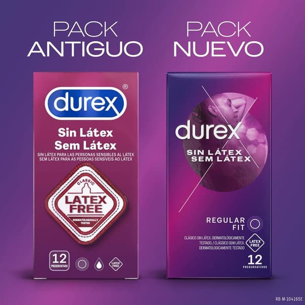 Latexfrie Kondomer Durex Sin Latex 12 enheter