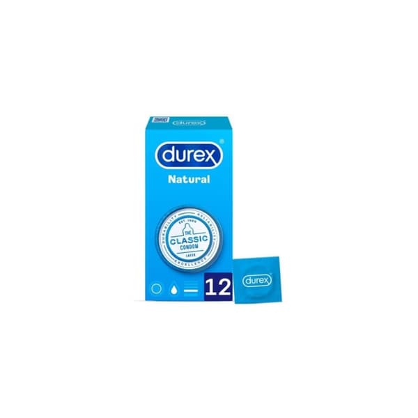 Kondomer Durex Natural (12 uds)