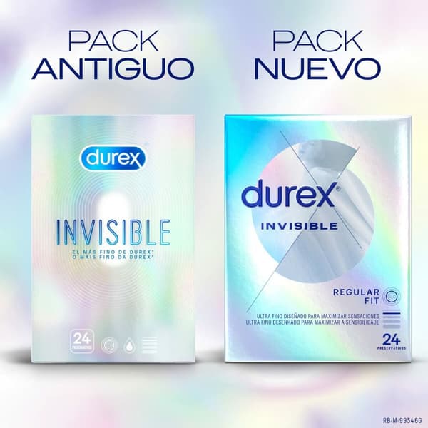 Usynlige, ekstra Sensitivo Kondomer Durex 24 enheder