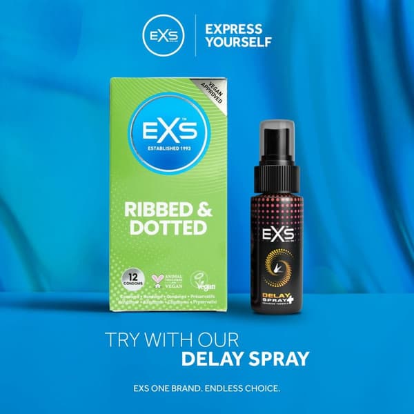 Kondomer EXS Ribbed 12 enheder