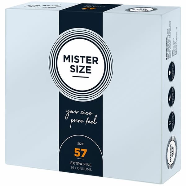 Kondomer Mister Size 04137470000 Ø 5,7 cm (36 pcs)