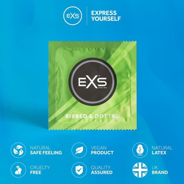 Kondomer EXS Ribbed 12 enheter