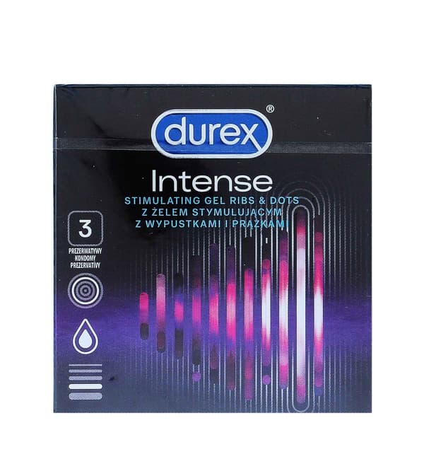 Durex Intense Orgasmic Condoms 3pcs