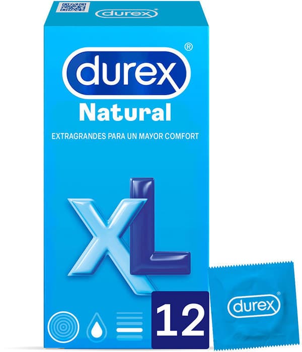 Durex Natural XL Condoms 12 u