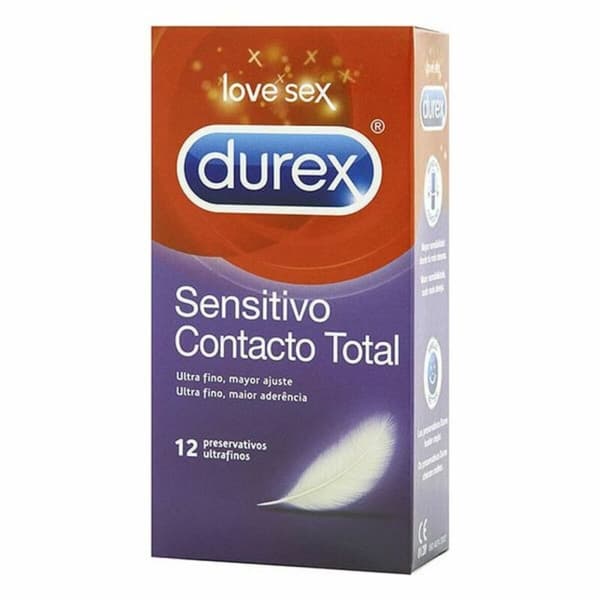 Kondomer Durex Sensitivo Contacto Total 12 antal