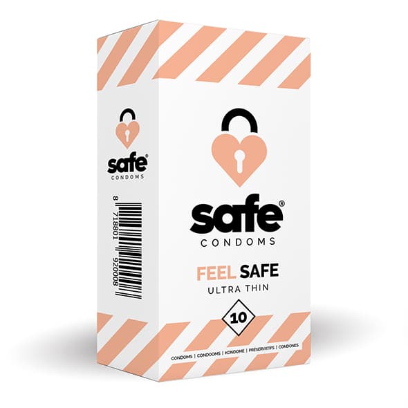 SAFE Condoms Feel Safe Ultra Tunna (10 st)