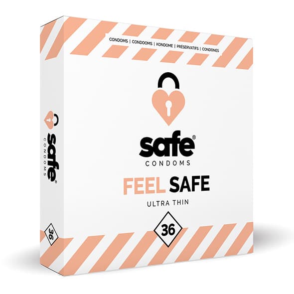 SAFE Condoms Feel Safe Ultra Tunna (36 st)