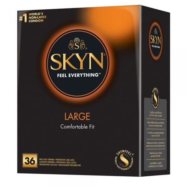 UNIMIL SKYN FØL ALT STORT non-latex 36 stk