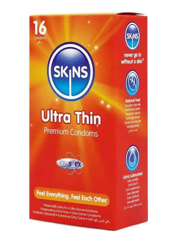 Skins Ultra Thin Condoms 16-pack Tynne kondomer