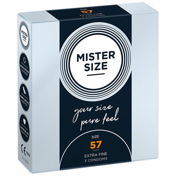 Kondomit Mister Size Ø 5,7 cm (3 pcs)