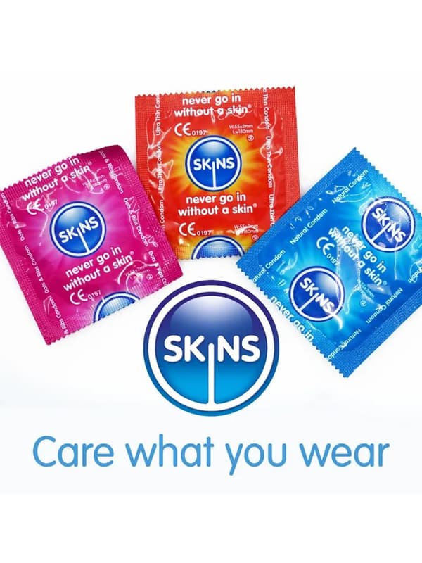 Skins Assorted Condoms 16-pack  Mixattu paketti kondomeja