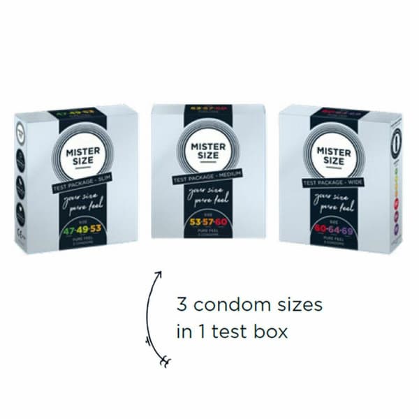 Kondomer Mister Size Test Packege Slim