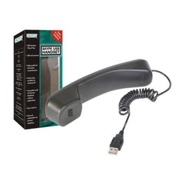 Digitus DA-70772 Telefonlur Svart