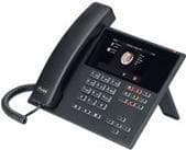 Auerswald COMfortel D-400 - VoIP-telefon med nummerpresentation/samtal väntar-funktion - SIP, RTP, SRTP, SIPS - 6 rader - svart