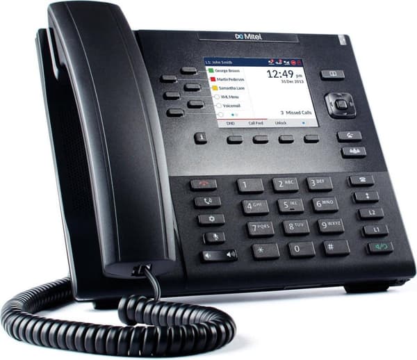 Mitel Aastra 6867i - VoIP-telefon - Svart