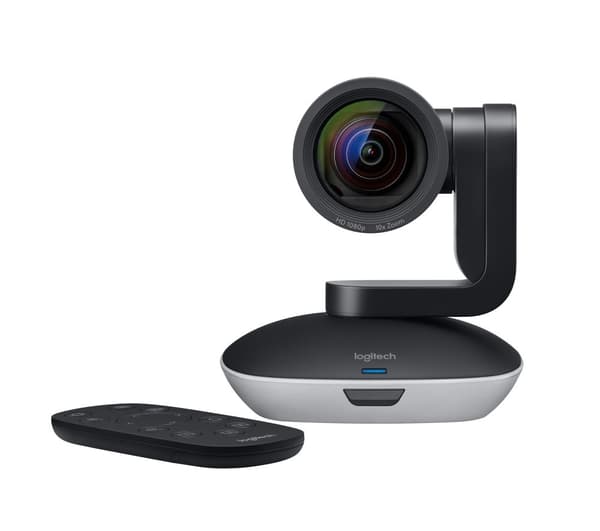 Logitech Webcam PTZ Pro 2 – konferenssikamera (960-001186) musta, Harmaa