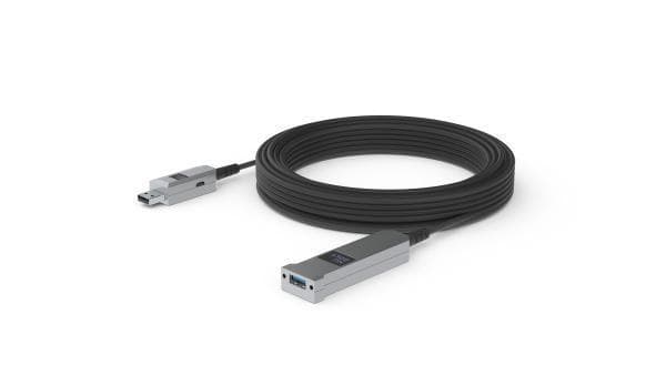 Huddly - USB-kabel - USB Type A (M) til USB Type A (W) - USB 3.1 Gen 1 - 5 m - Aktivt optisk kabel (AOC)