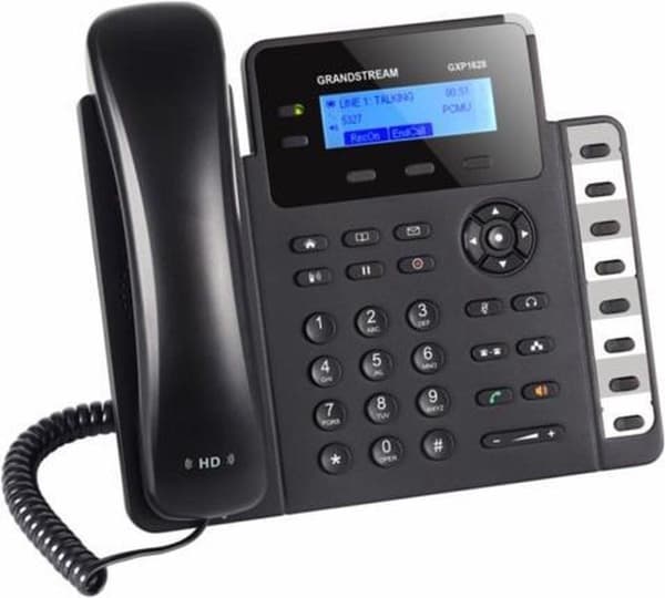 Grandstream Networks GXP1628 - VoIP-telefon - Svart
