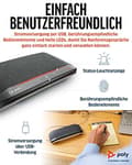 Miniatyrbillede 4 af 6: Poly Sync 10 - Smart højttalertelefon - kablet - USB-C, USB-A - Zoom-certificeret