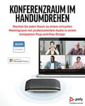 Miniatyrbillede 2 af 6: Poly Sync 10 - Smart højttalertelefon - kablet - USB-C, USB-A - Zoom-certificeret