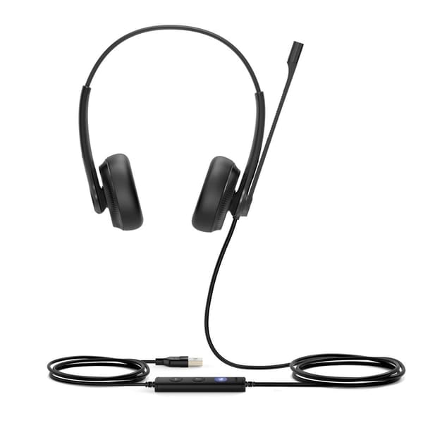 Yealink USB Headset UH34 Dual Teams, musta